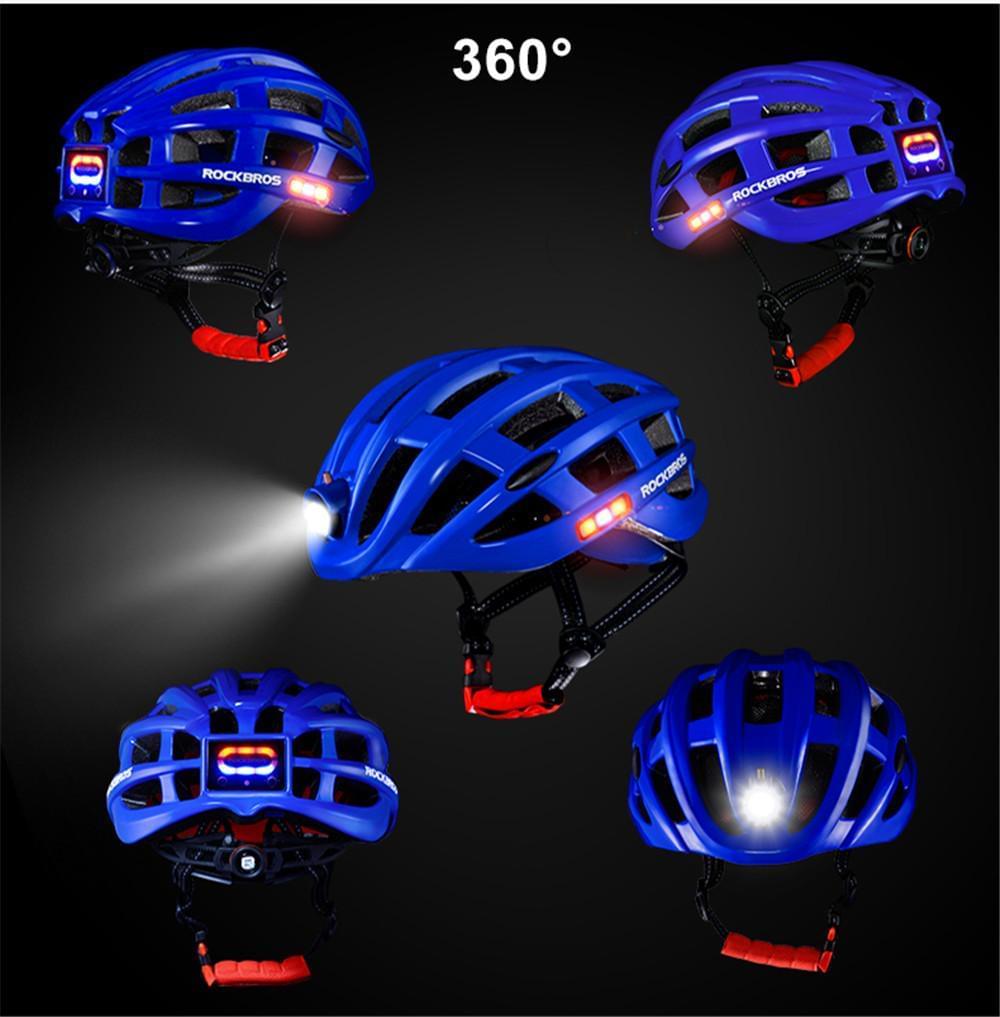 bicycle helmet, 360 decrees visibility